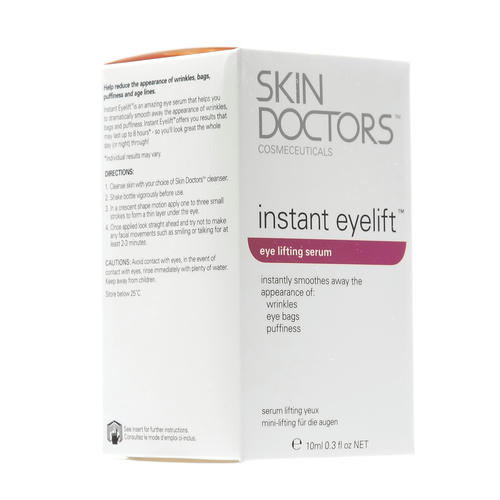 Скин Докторс Сыворотка для кожи вокруг глаз Instant Eyelift против морщин и отеков 10 мл (Skin Doctors, Instant) — изображение 2