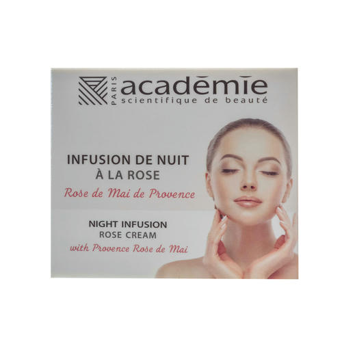 Академи Ночной восстанавливающий крем "Розовая инфузия" Night Infusion Rose Cream, 30 мл (Academie, Aromatherapie) — изображение 3