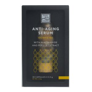Бьюти Стайл Омолаживающая сыворотка с ниацинамидом и экстрактом периллы, 30 капсул х 0,5 г (Beauty Style, Сыворотки)