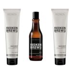 Редкен Брюс Комплект Брюс: шампунь + крем для бритья + бальзам после бритья (Redken Brews, Brews)
