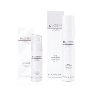 Янсен Косметикс Набор "Омоложение и регенерация" для жирной и проблемной кожи: концентрат 30 мл + гель-крем 50 мл (Janssen Cosmetics, Oily skin)