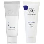 Холи Лэнд Набор "Пилинг и восстановление": пилинг-крем 70 мл + маска 70 мл (Holyland Laboratories, Lactolan)