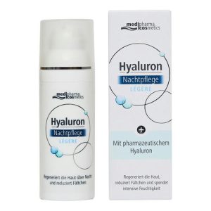 Медифарма Косметикс Крем для лица ночной легкий 50 мл (Medipharma Cosmetics, Hyaluron)