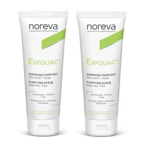 Норева Комплект Эксфолиак Очищающий скраб 2х50 мл (Noreva, Exfoliac)