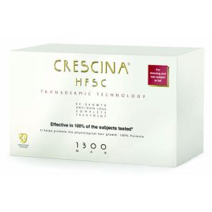 Кресцина Комплекс Transdermic для мужчин: лосьон для возобновления роста волос №20 + лосьон против выпадения волос №20 (Crescina, Transdermic)