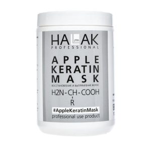 Халак Профешнл Маска для выпрямления и восстановления волос Apple Keratin Mask, 1000 мл (Halak Professional, Apple Keratin)