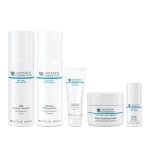 Янсен Косметикс Набор "Увлажнение и восстановление жирной и проблемной кожи": очищающая эмульсия 200 мл + тоник 200 мл + маска 75 мл + крем 50 мл + гель для век 15 мл (Janssen Cosmetics, Dry Skin)