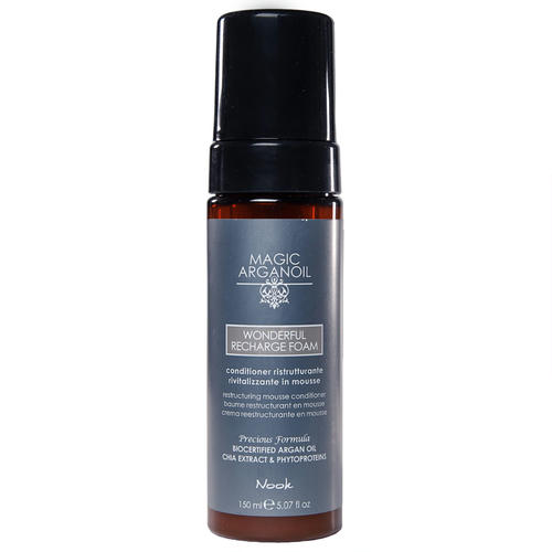 Нук Реструктурирующая и ревитализирующая пенка-мусс Recharge Foam, 150 мл (Nook, Magic Arganoil) — изображение 4