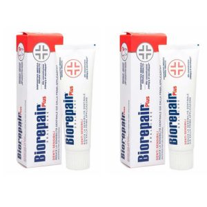 Биорепейр Набор Sensitive Teeth Plus Зубная паста для чувствительных зубов 75 мл*2 штуки (Biorepair, Чувствительные зубы)
