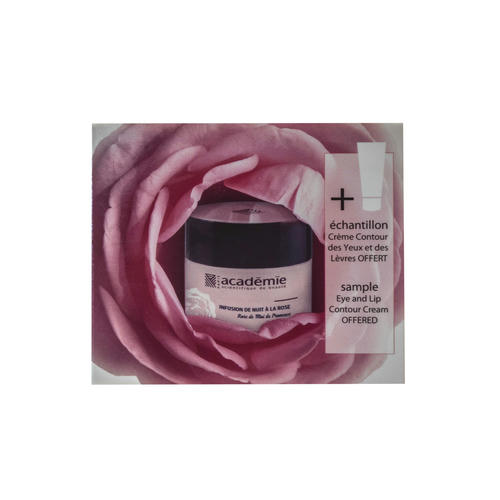 Академи Ночной восстанавливающий крем "Розовая инфузия" Night Infusion Rose Cream, 30 мл (Academie, Aromatherapie) — изображение 4