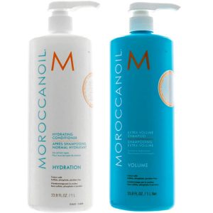 Мороканойл Набор "Увлажнение и объем": кондиционер 1000 мл + шампунь 1000 мл (Moroccanoil, Hydration)