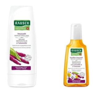 Рауш Набор: Смываемый кондиционер восстанавливающий, 200 мл + Шампунь восстанавливающий, 40 мл (Rausch, Для поврежденных волос)
