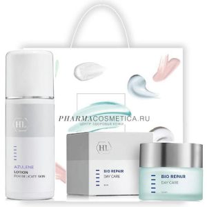Холи Лэнд Подарочный набор: дневной крем, 50 мл + лосьон, 250 мл (Holyland Laboratories, Azulen)