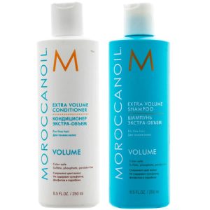 Мороканойл Набор "Экстра объем" для волос: кондиционер 250 мл + шампунь 250 мл (Moroccanoil, Volume)