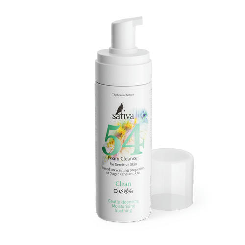Сатива Пенка "Очищающая № 54", для чувствительной кожи лица, 165 мл (Sativa, Clean)