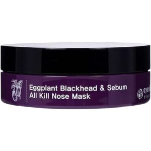 Eyenlip Eggplant Патчи для носа от черных точек Eggplant Blackhead & Sebum Control Nose & Spot Mask