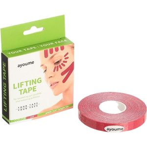 Ayoume Аюм Тейп для лица 1см*5м красный Kinesiology tape roll 1см*5м