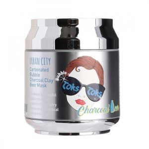 Baviphat Urban City Carbonated Charcoal Clay Beer Mask Маска пузырьковая
