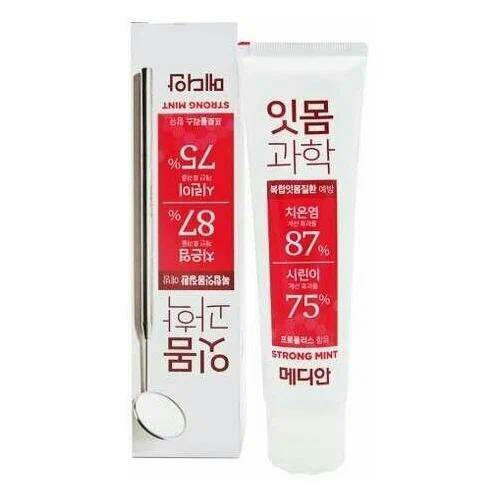 Median Gs Зубная паста освежающая сильно мятная Gum Science Strong набор