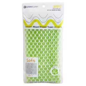 Sung bo Cleamy Clean&Beauty Мочалка для душа (28х90) Royal Shower Towel