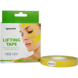 Ayoume Тейп для лица 1см*5м желтый Kinesiology tape roll