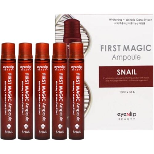 Eyenlip Ampoule Ампулы для лица с улиточным экстрактом First Magic Ampoule Snail 13 мл*5
