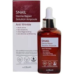 Dr.Cellio Snail Derma Repair Solution Ampoule Сыворотка для лица с муцином улитки
