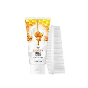 Double Dare Honey Milk Drop Face Wash With I.M. Buddy - Медовый гель с молочными гранулами для лица и массажная щетка