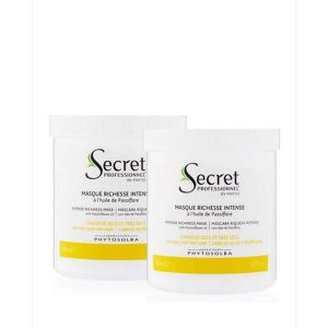 Kydra Secret Professionnel Masque Richesse Intense - Интенсивная восстанавливающая маска с маслом пассифлоры для ультра-сухих/поврежденных волос 2х500 мл