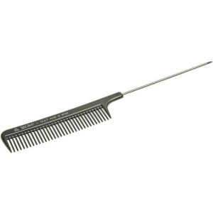 Расчёска с металлическим хвостиком пластмассовая