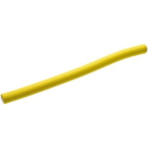 Гибкие бигуди-бумеранги жёлтые 18см х 12мм