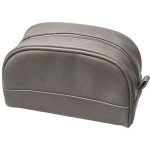Косметичка мужская графит 24х11х13см