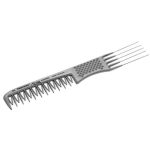 Расчёска с металлической "вилкой" и сложными зубцами