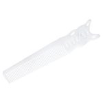 Расчёска для стрижки с эргономичной ручкой белая