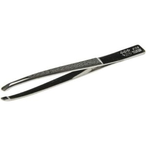 Пинцет 8 см скошенный узкий