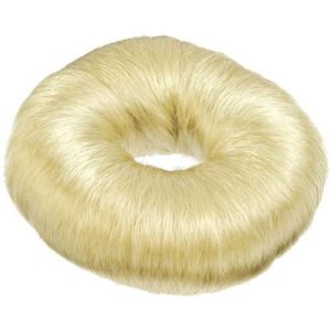 Кольцо светлое для вечерних причёсок (хлопок), диаметр 9 см