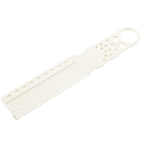 Расческая для стрижки коротких волос под машинку белая