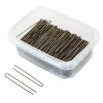 Шпильки для волос 63мм бронзовые прямые