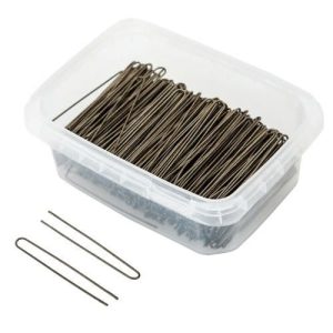 Шпильки для волос 63мм бронзовые прямые