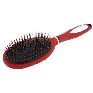 Щётка массажная большая овальная красная