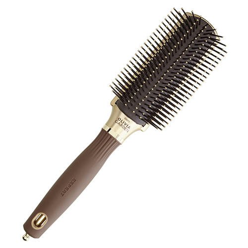 Щетка EXPERT STYLE CONTROL Nylon Bristles Gold&Brown 9 рядов