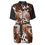 Халат для парикмахера "Leopard"