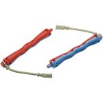 Коклюшки пластиковые красно-голубые (12 штук)