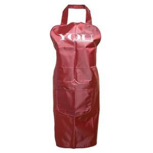 Фартук для парикмахера бордовый