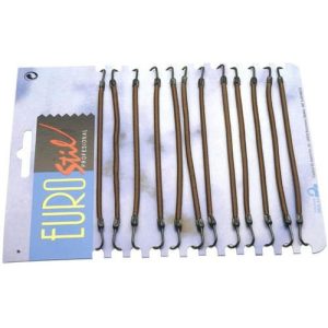 Резинки с крючками коричневые