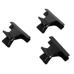 Зажимы для волос 55 мм черные