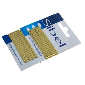 Невидимки 70 мм медно - бежевые 24 штуки