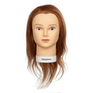 Голова учебная ISALINE натур.волосы 40 см