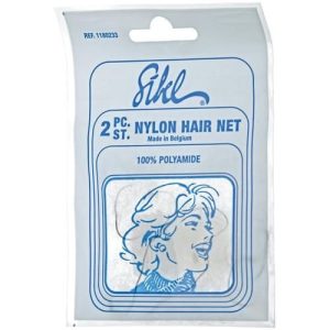 Сеточка-невидимка для волос белая с мелкими ячейками