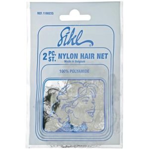 Сеточка-невидимка для волос чёрная с мелкими ячейками